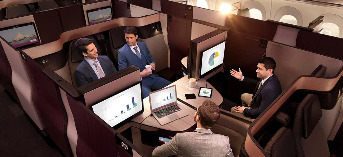 Qatar Airways QSuite - Dünyanın En Lüks Business Class Kabinleri