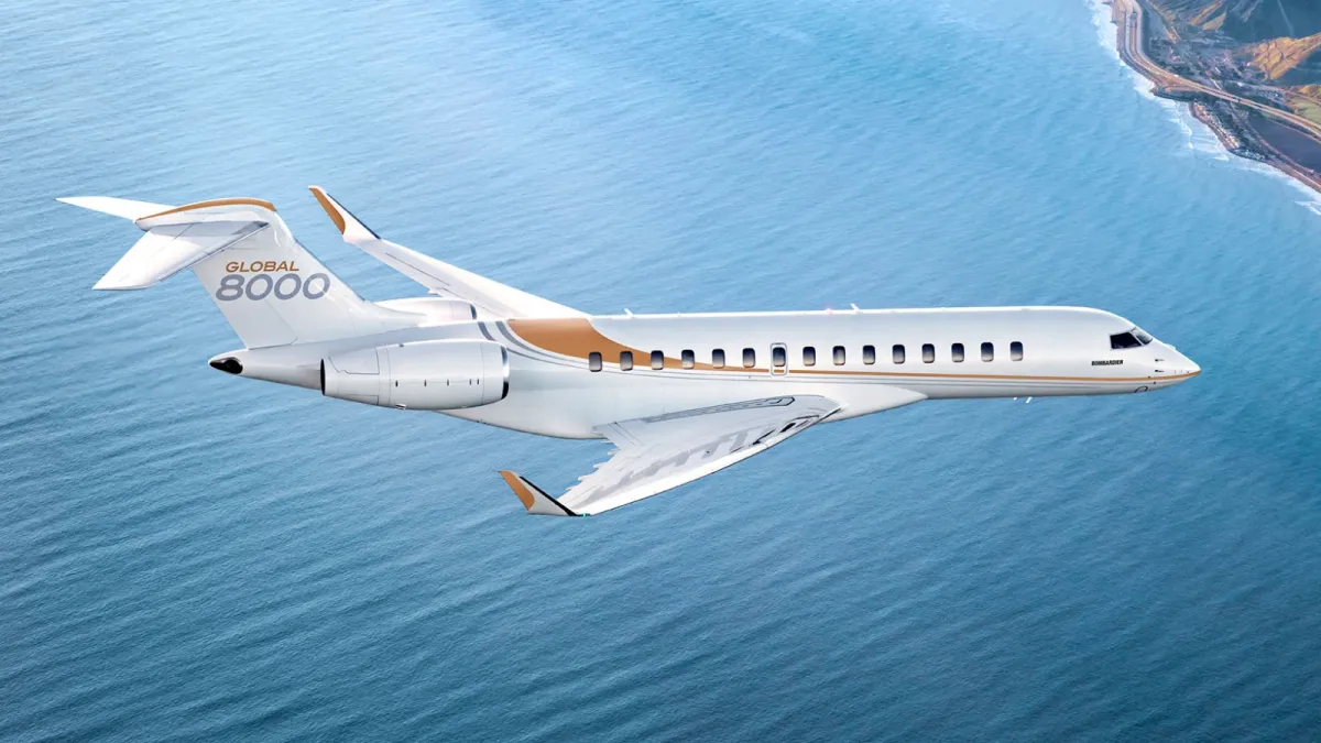 Yolcu Uçağı Üreten Firmalar - Bombardier Global 8000